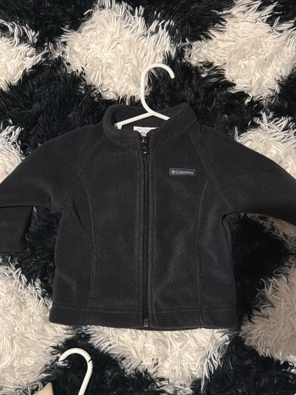 Columbia Kids Black Fleece Jacket - Full Zip